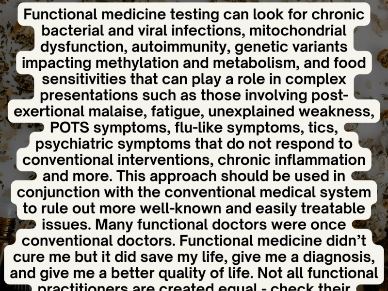 Why I Use The Functional Medicine&nbsp;Approach